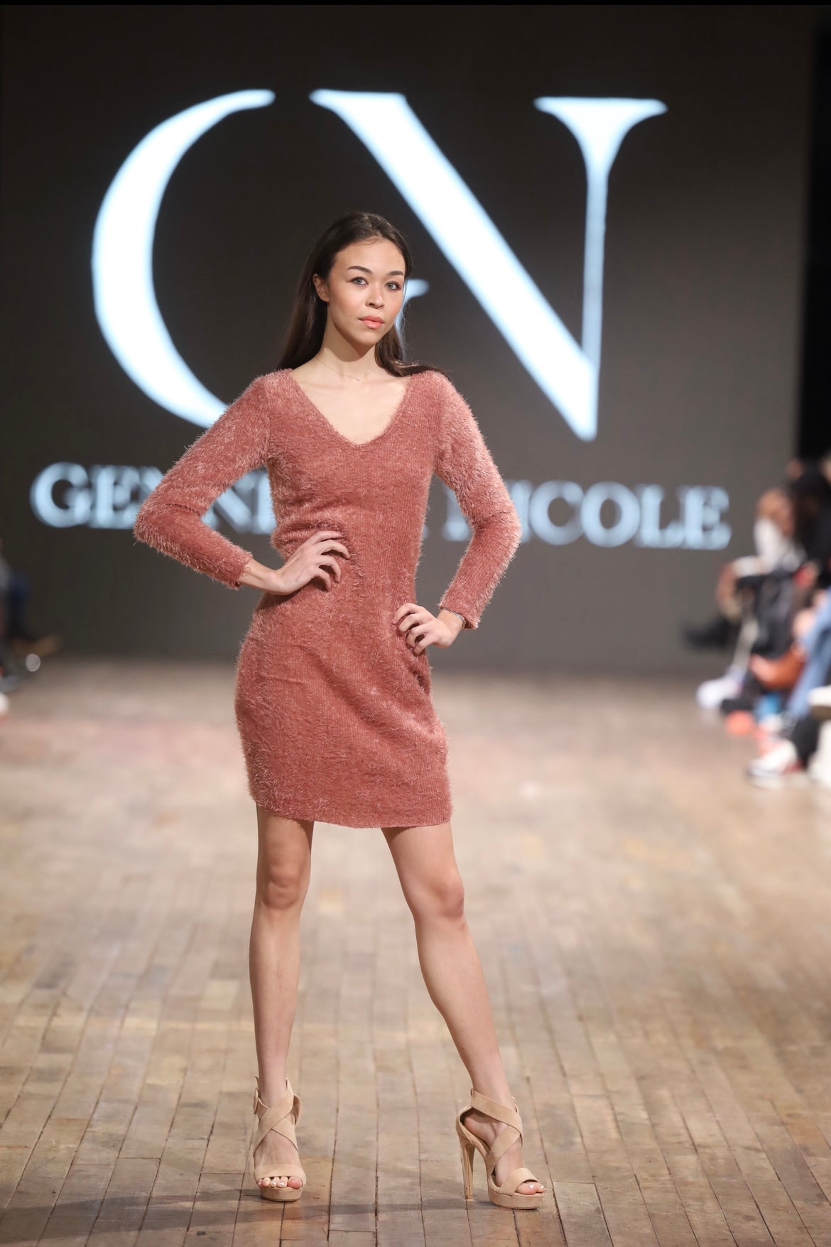 Fuzzy Knit Dress