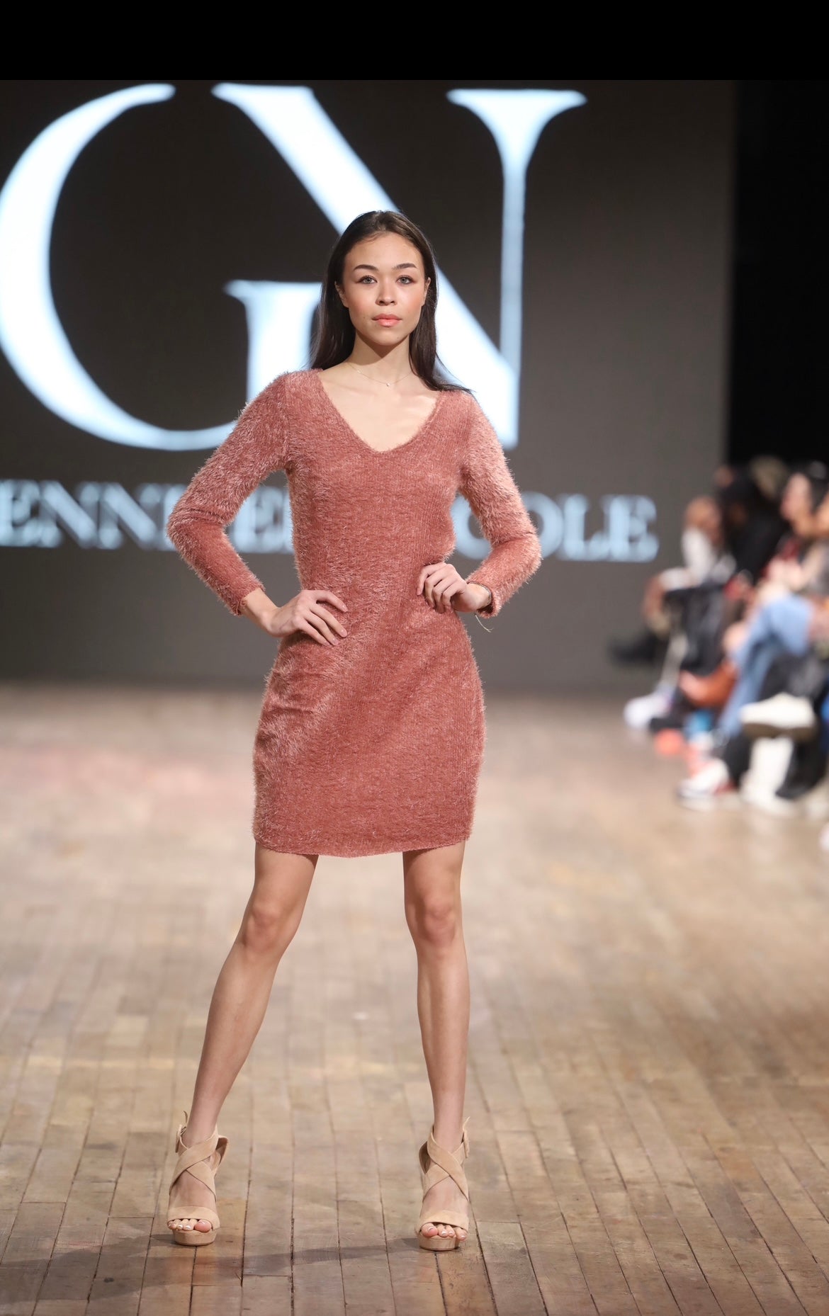 Fuzzy Knit Dress