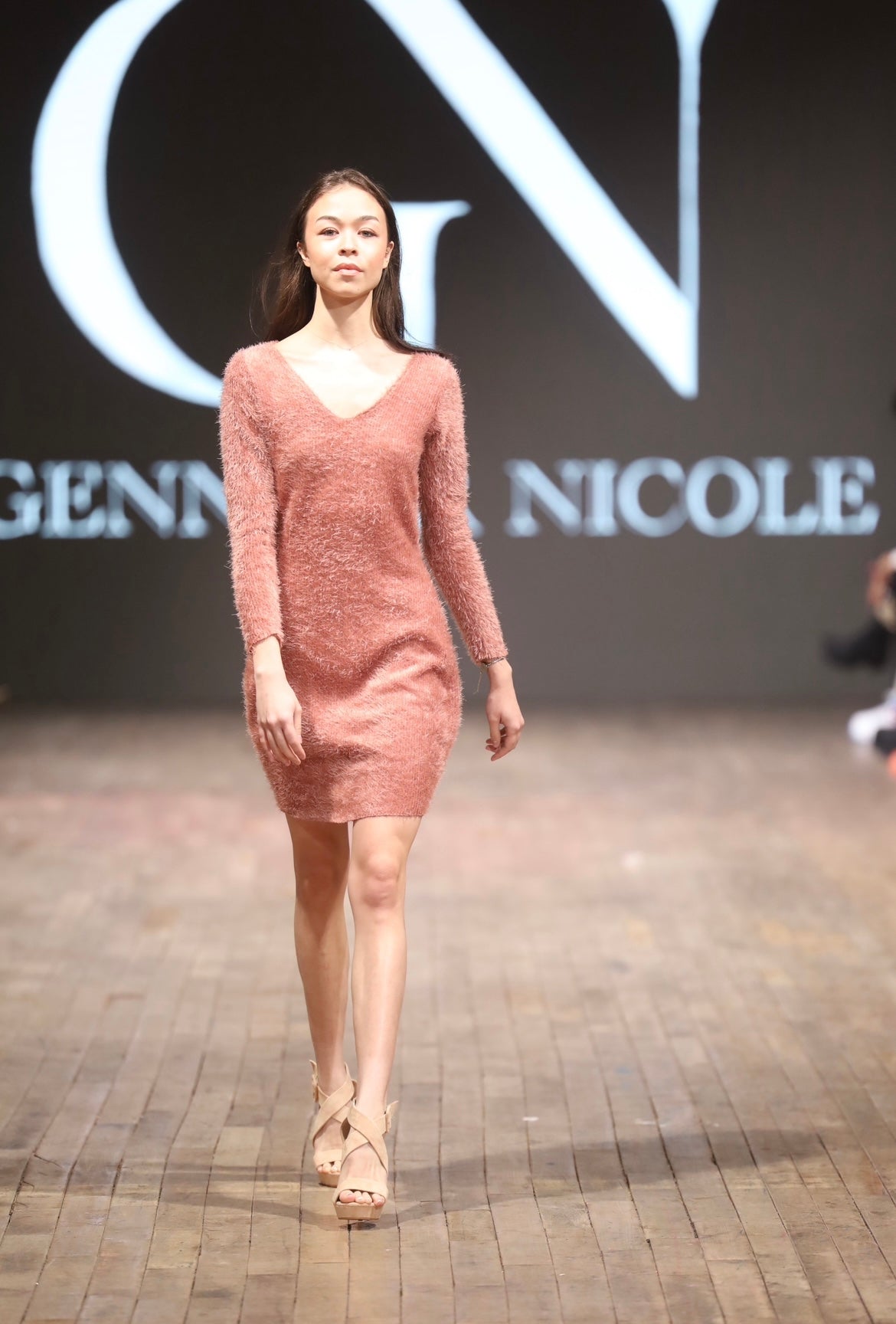 Fuzzy Knit Dress